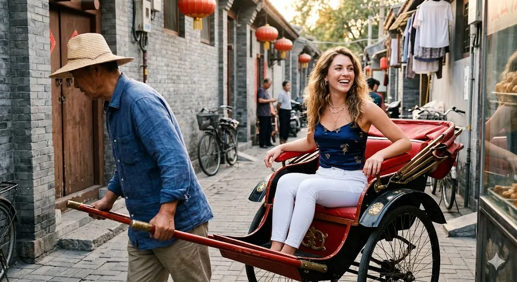 Beijing Hutong Rickshaw Local Life