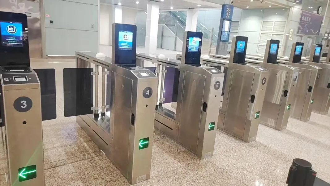 Automated Ticket Gates at Boarding